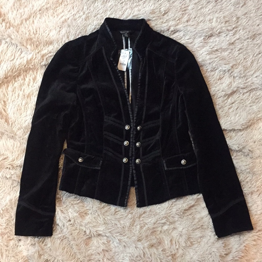 White House Black Market Velvet Jacket
